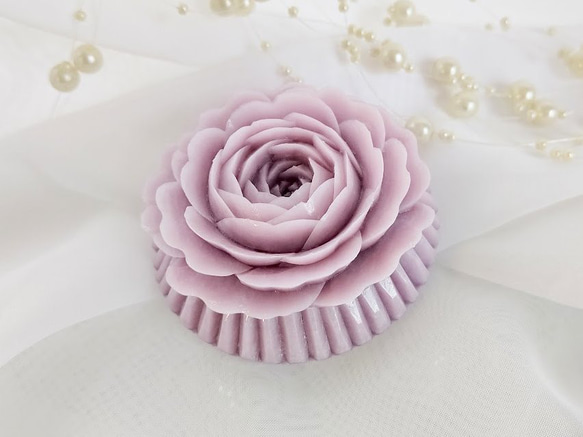 ピンク色の石の抽象彫刻 石鹸のバラ香りのギフト/ソープカービング/石鹸彫刻 アート