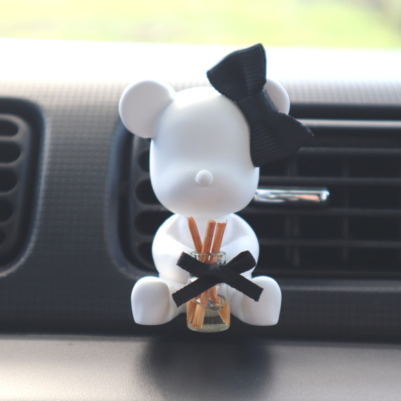 車用 リード&アロマストーン ディフューザー クマちゃん  