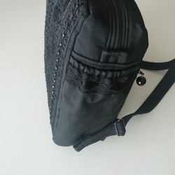 BLACK FRANCE RIBBON DAYPACK [S] 3枚目の画像