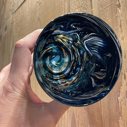 オバタ硝子工房　グラス  天の川　銀河　コップ　ガラス　タンブラー 10枚目の画像