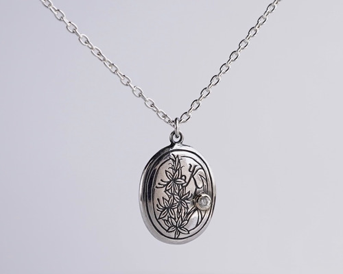 早割] Initial necklace [K] [P045SV] ネックレス・ペンダント