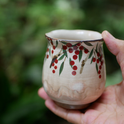 南天（ぐるり） 湯呑 陶器 京焼・清水焼 受注制作 超早割 湯呑み Shun