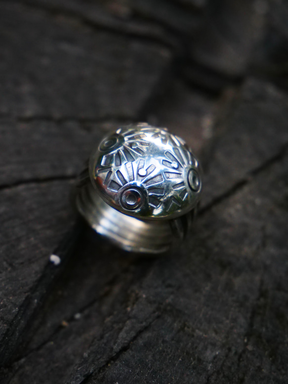 STAMPED JELLYFISH RING 5枚目の画像