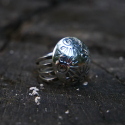 STAMPED JELLYFISH RING 8枚目の画像