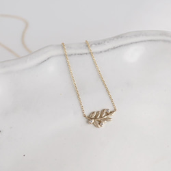 [クリスマス超早割] Foliage diamond necklace [P090K10] 第3張的照片