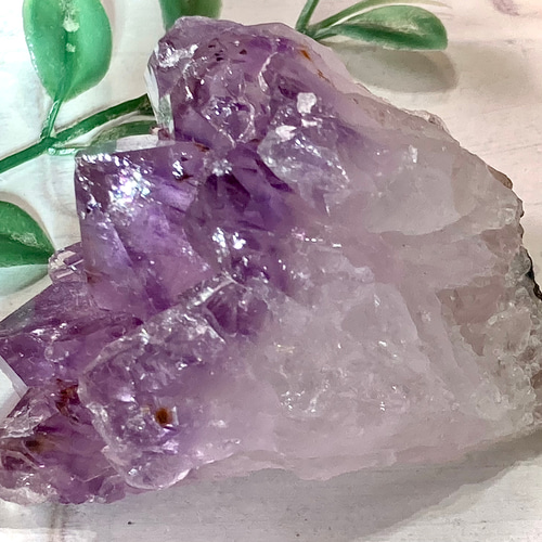 愛の守護石✨レインボー ゲーサイト内包 アメジスト クラスター 【公式