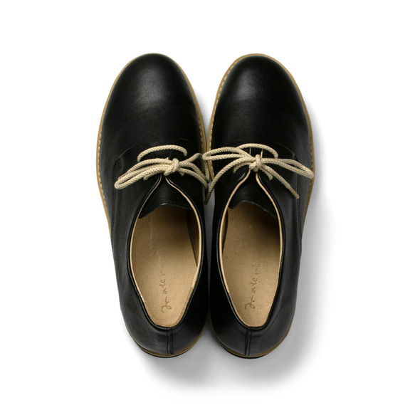 a-01 leather shoes (matte black) 2枚目の画像
