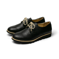 a-01 leather shoes (matte black) 1枚目の画像