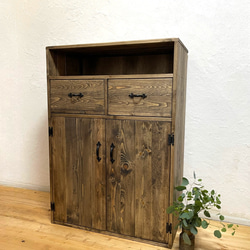 英国キャビネット サイズオーダー カウンターキャビネット オーダー可