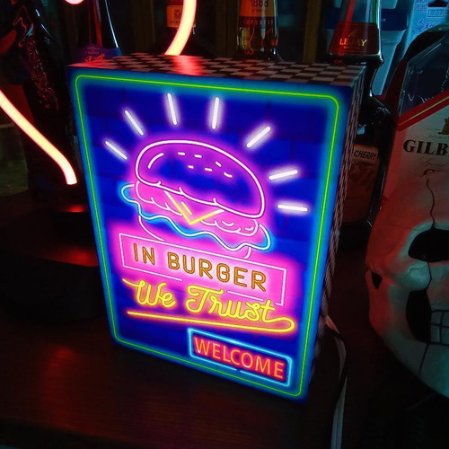 アメリカン雑貨 ハンバーガー カフェ パブ ダイナー サイン 看板 置物