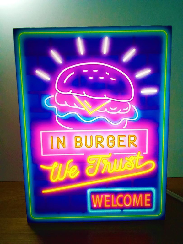 アメリカン雑貨 ハンバーガー カフェ パブ ダイナー サイン 看板