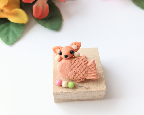 素焼き調ねんど　作品　『犬』 素焼き調ねんど 作品 『犬』