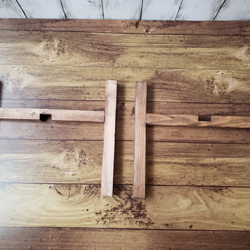 二点セット 木製プランタースタンド/フラワースタンド/ウォールナット