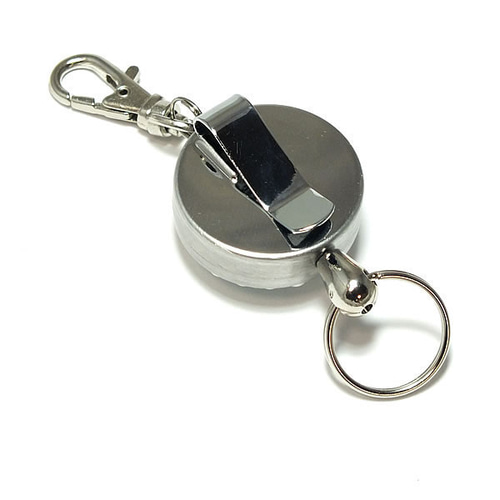 ブルーのみ リールキーホルダー ＊ミナペルホネン ＊look キーリング