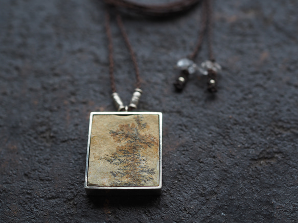 dendrite silver necklace (suikyou) 6枚目の画像