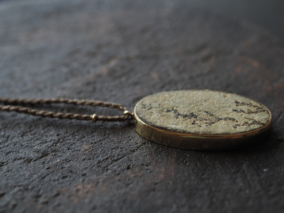 dendrite brass necklace (usugiri) 11枚目の画像