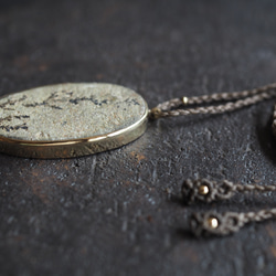 dendrite brass necklace (usugiri) 10枚目の画像