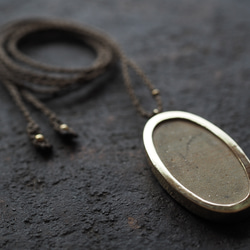 dendrite brass necklace (usugiri) 12枚目の画像