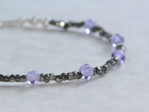 ❮再販×4❯ アンティークNo.22★フランス製アンティークビーズ  ブレスレット　 4枚目の画像