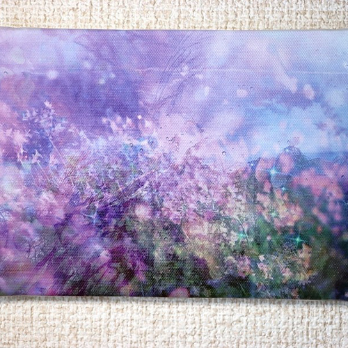 春の野原」A5サイズ キャンバスプリント アート インテリア 春 春の野原」A5サイズ キャンバスプリント アート インテリア 春