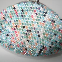 Beaded Purse --Blue Green Mix-- (Petite) 内布：Cathy 4枚目の画像