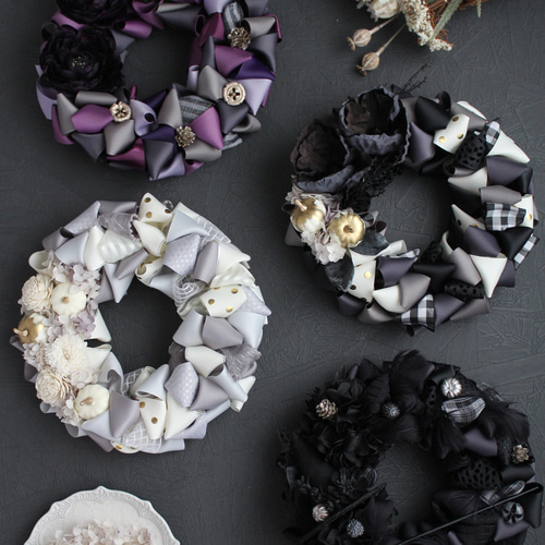 Creema限定 大人シックなハロウィンリース: 大人可愛い ギフト