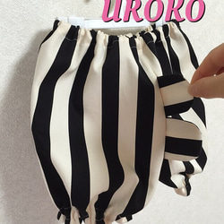 履いて可愛い ❤️モノクロ UROKO KABO PANTS かぼちゃパンツ 3枚目の画像