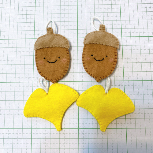 秋ガーランド 9月10月11月 フェルト ガーランド あず 通販 14521607