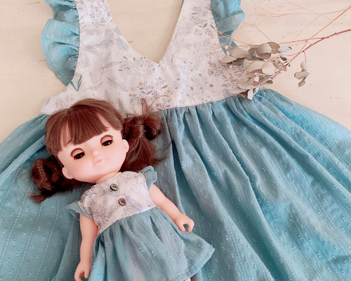 【mirei】お人形モチーフエプロンドレス ワンピース 82e949ee3c08ec1b245ebb032595be