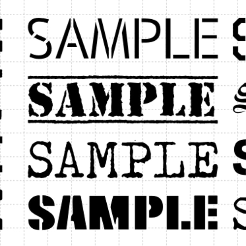 ステンシルシート フルオーダー オーダーメイド カスタムメイド その他