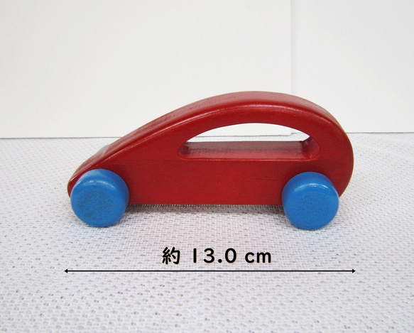 木製の車（大）　木のおもちゃ・動くおもちゃ・インテリア 2枚目の画像