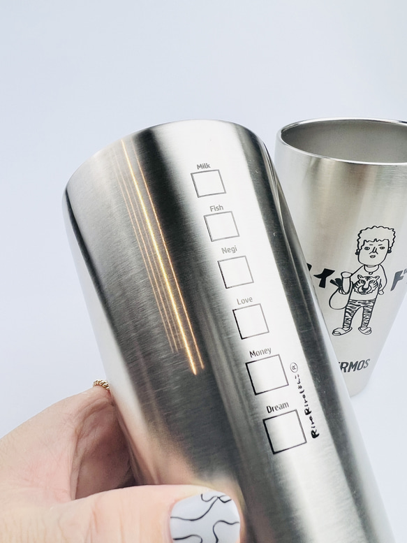 [已停產] Uncle Glasses and Mr. Seki&#39;s Thermos 真空保溫杯 *300mL 一對套裝 第6張的照片