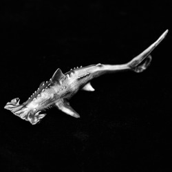 古代シュモクザメ 925 スターリングシルバー ペンダント、サメ ペンダント、小動物コレクション - 手作り 8枚目の画像