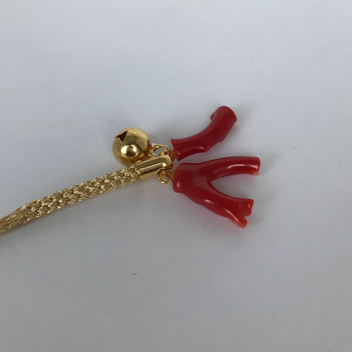 本珊瑚　赤珊瑚　うさぎ　ストラップ　チャーム　根付け　宝石珊瑚　珊瑚彫刻　お守り imgrc0091202437.jpg