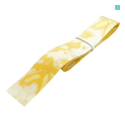 リボン シフォン 絞り染め風 25mm×1m 6種類セットB 材料 素材