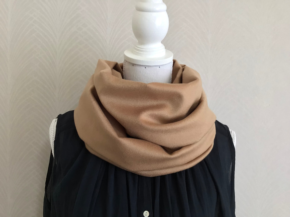 カシミヤ100％(キャメル) 2枚目の画像