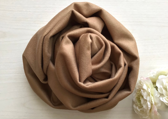 カシミヤ100％(キャメル) 1枚目の画像