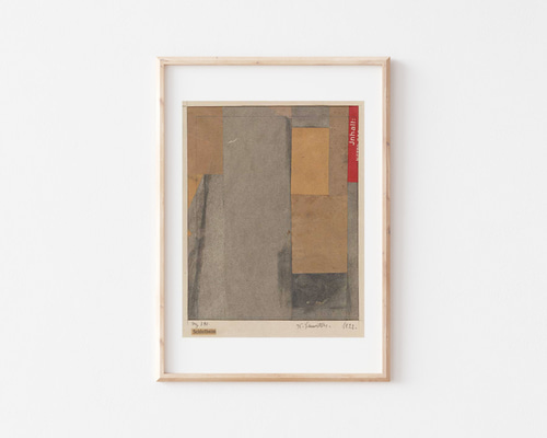 ヴィンテージアートポスター、抽象画、アブストラクト、ミニマム