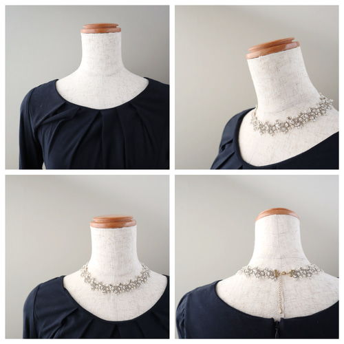 タティングレースのクラシカルゴールドチョーカー チョーカー