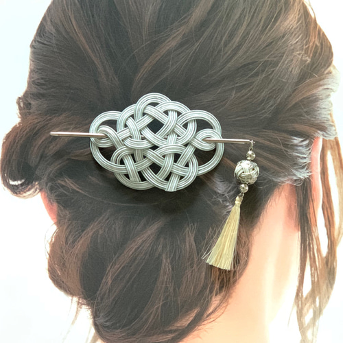 水引＆精麻 髪飾り マジェステ かんざし マジェステ ゆる華 通販