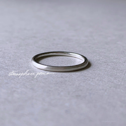 【Pt900】Yours_Round: Ring(1.5mm) 1枚目の画像