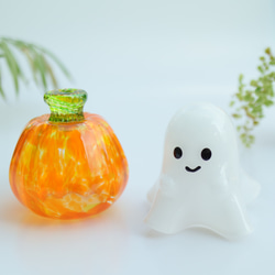 《Halloweenセット》カボチャランタン&オバケランプ 1枚目の画像