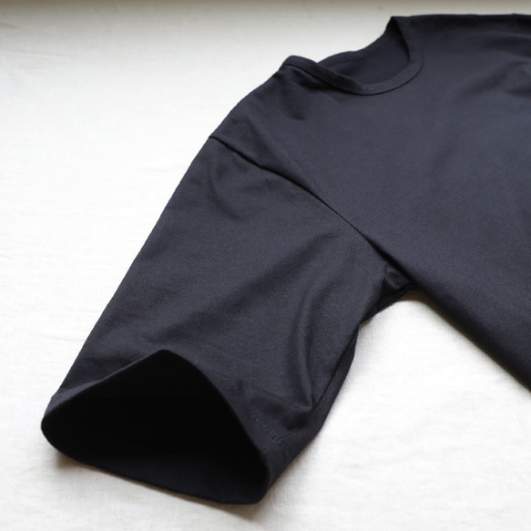 ⁑ラスト１　ＳＡＬＥ　少し長めの半袖Tシャツ　六分袖　度詰め天竺コットンTシャツ生地K31A 4枚目の画像