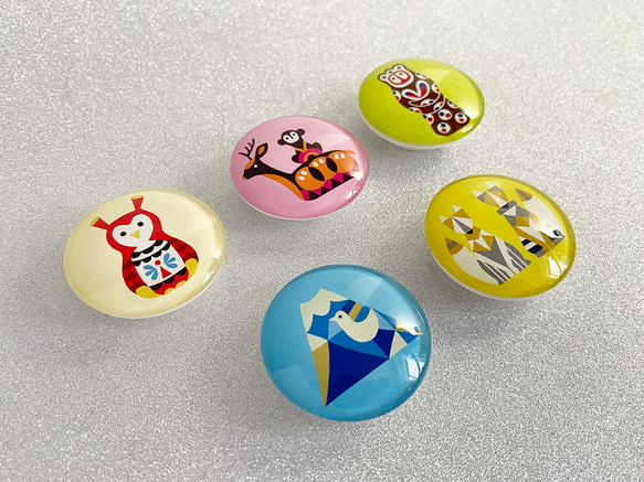 ガラスマグネット【神話と伝説】日本製 マグネット material michemon