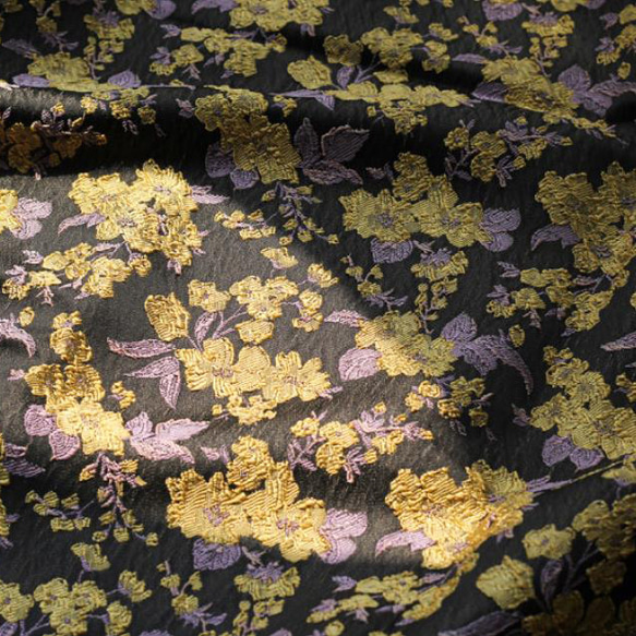 レトロ感レリーフ花柄 ジャカード生地 [2544] 8枚目の画像