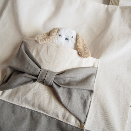 ギフトにも♪お楽しみうさぎ袋 4点セット（リボントートバッグ