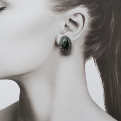 《人気No.1》天然石セラフィナイトのピアス＆イヤリング 7枚目の画像