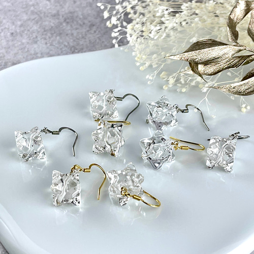 再販✨本水晶マカバスターピアス ピアス（フック・チェーン） Himal