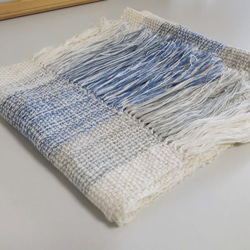 手織り 細いストール　D065 1枚目の画像