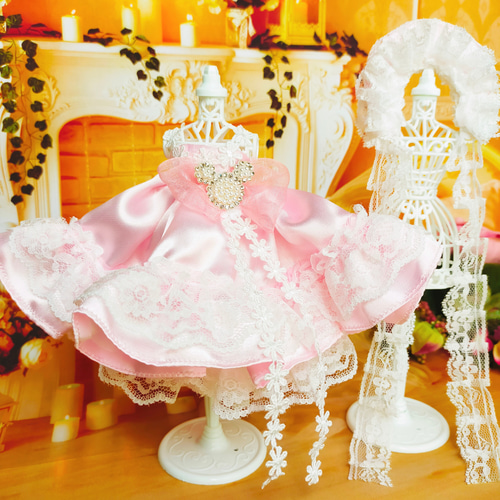 リカちゃん ドレス 着せ替え 人形服 ハンドメイド服 ♡ルイーズ